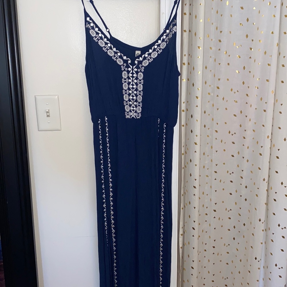 Blue with white decal jumper